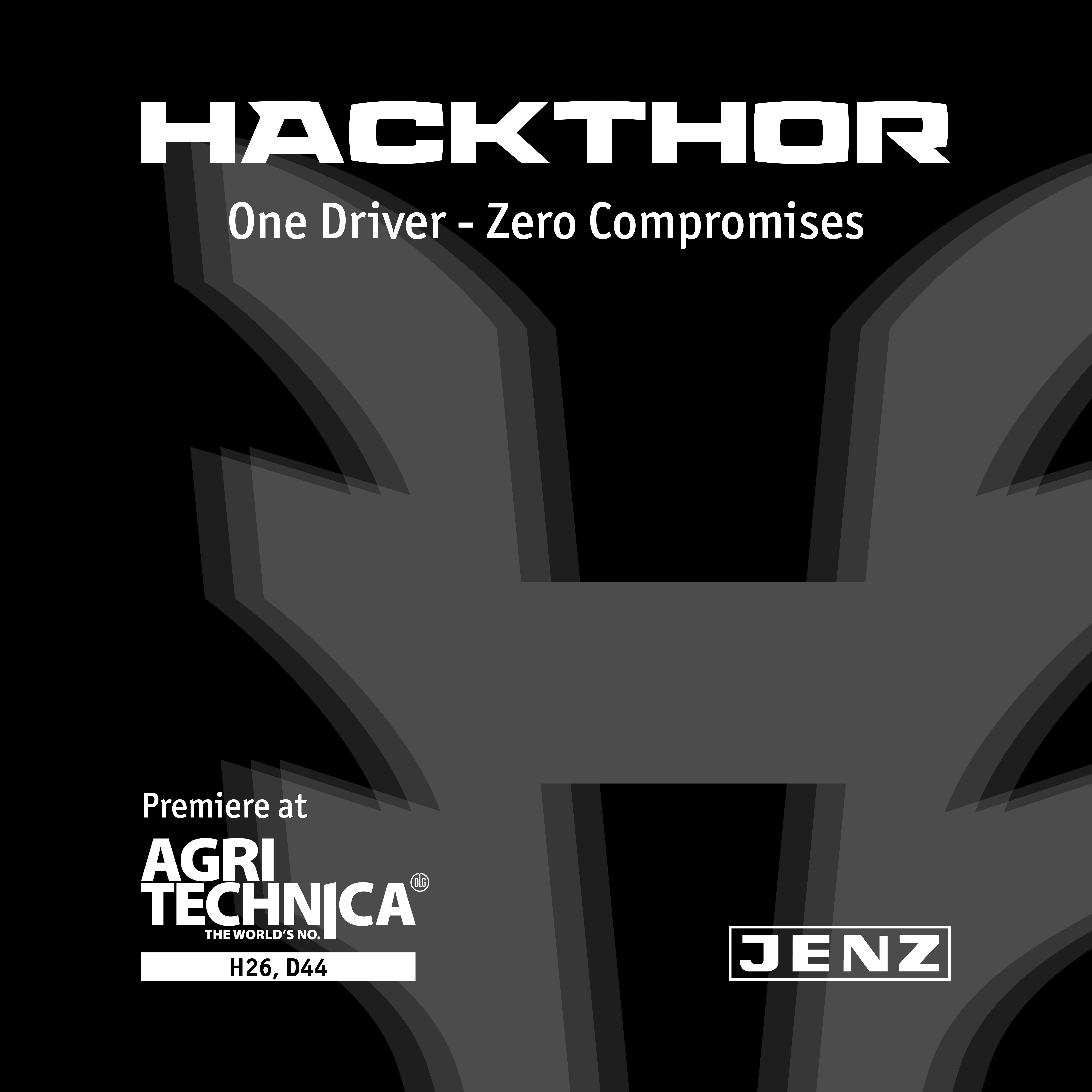 JENZ new self-propelled chipper HackThor